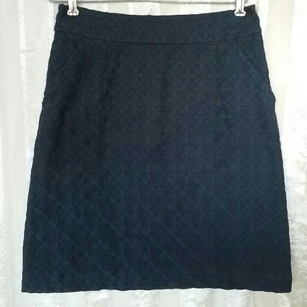 Banana Republic Women's Textured Floral Skirt